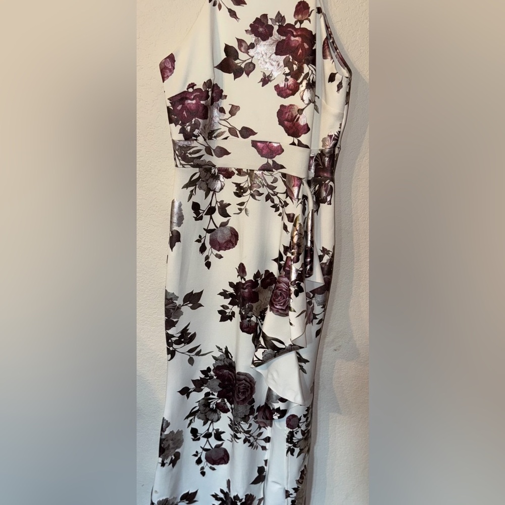 Silver Jeans Purple Asymmetrical One Shoulder A-Line Dress